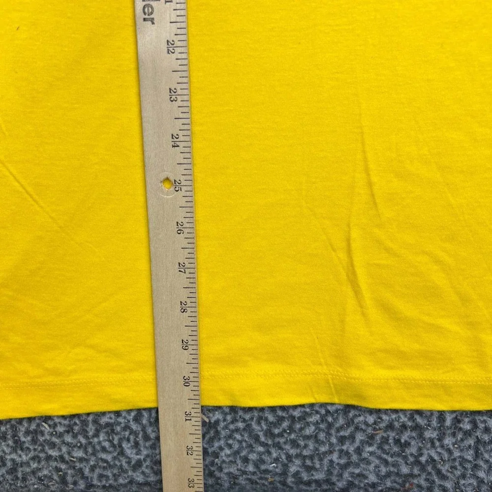 Nike Michigan Wolverines Shirt Men Large Yellow Short Sleeve Jordan New L